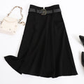 Slimming and slimming high waisted A-line skirt for women