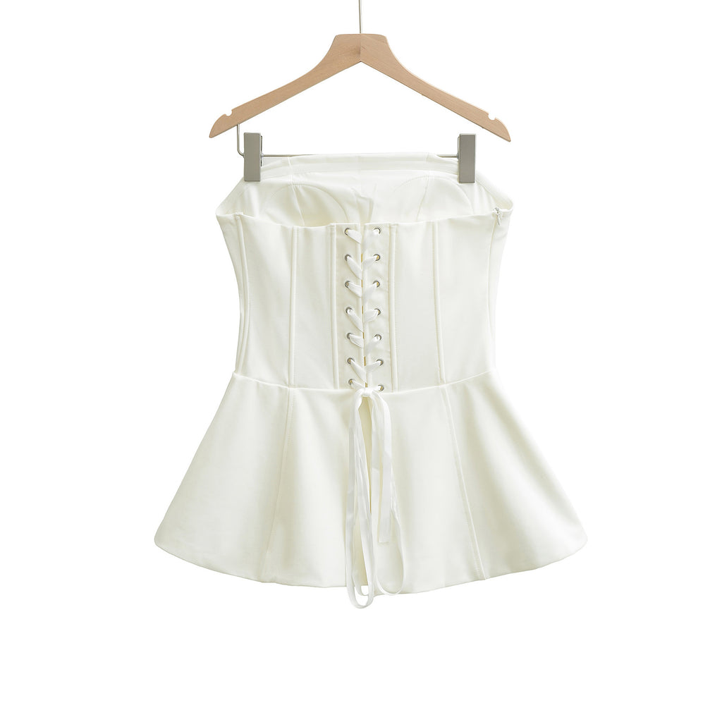 Vestido sin Tirantes Elegante minimalista