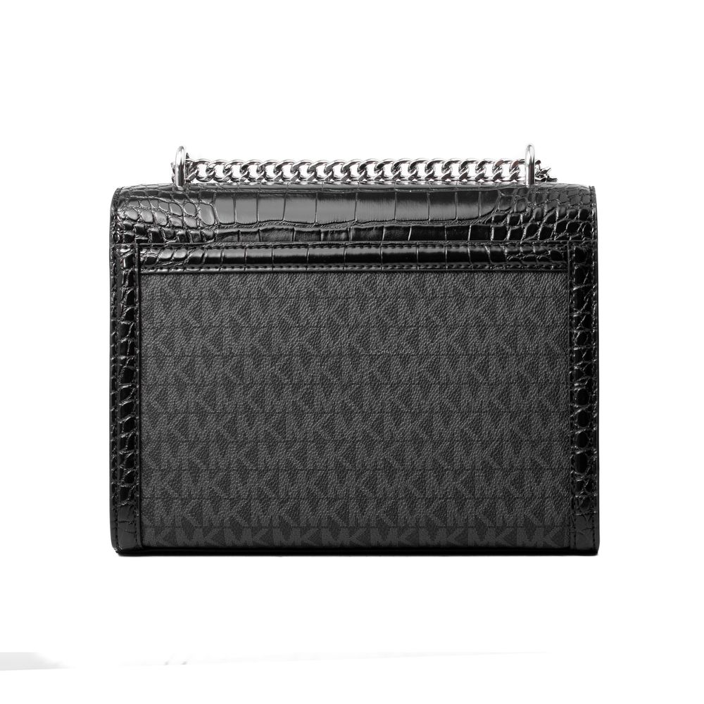Black Canvas Crossbody Bag