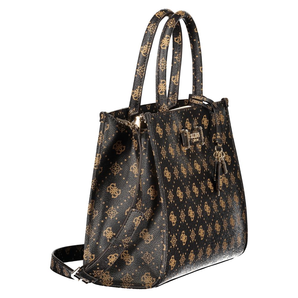 Marrone Poliuretano Woman Handbag