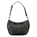 Black Polyurethane Women's Bag