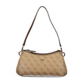Beige Polyurethane Women's Bag