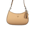 Beige Polyurethane Women's Bag
