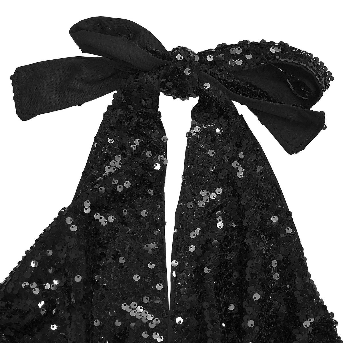 Conjunto Dos Piezas Top Lentejuelas Sin Mangas Espalda Descubierta Mini Falda Elegante Mujer Negro Burdeos