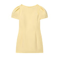 Vestido Mini Plisado Street Chic Manga Corta Apliques Patchwork Mujer