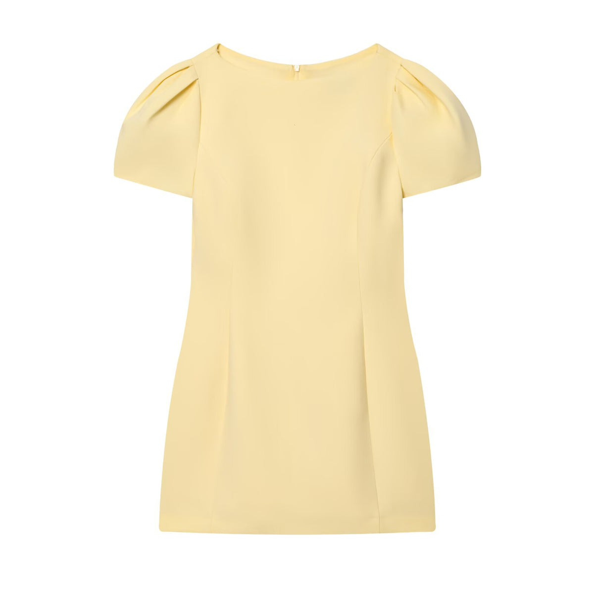 Vestido Mini Plisado Street Chic Manga Corta Apliques Patchwork Mujer