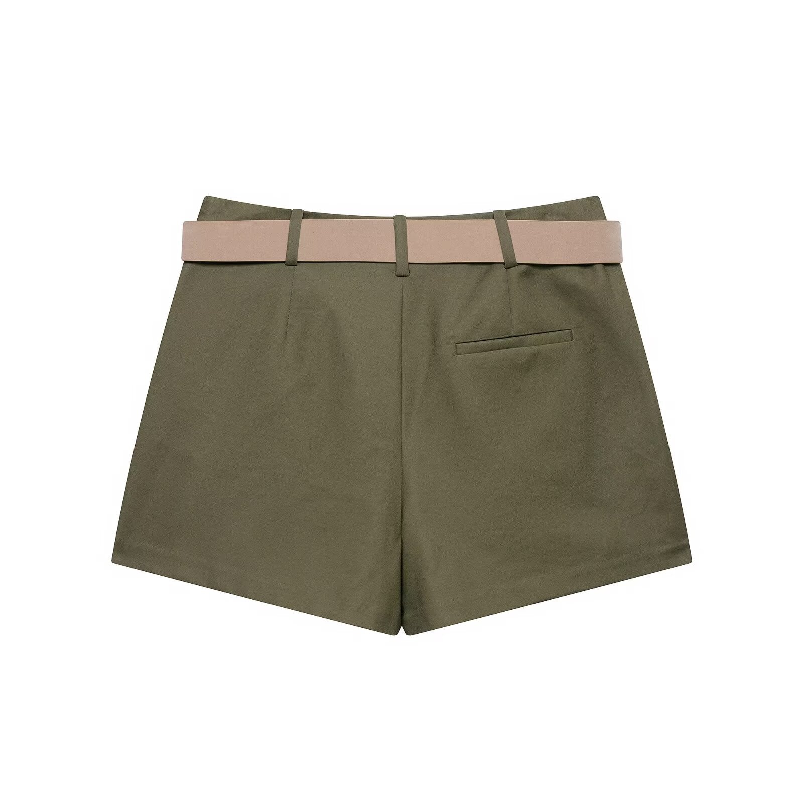 Falda pantalón con cinturón