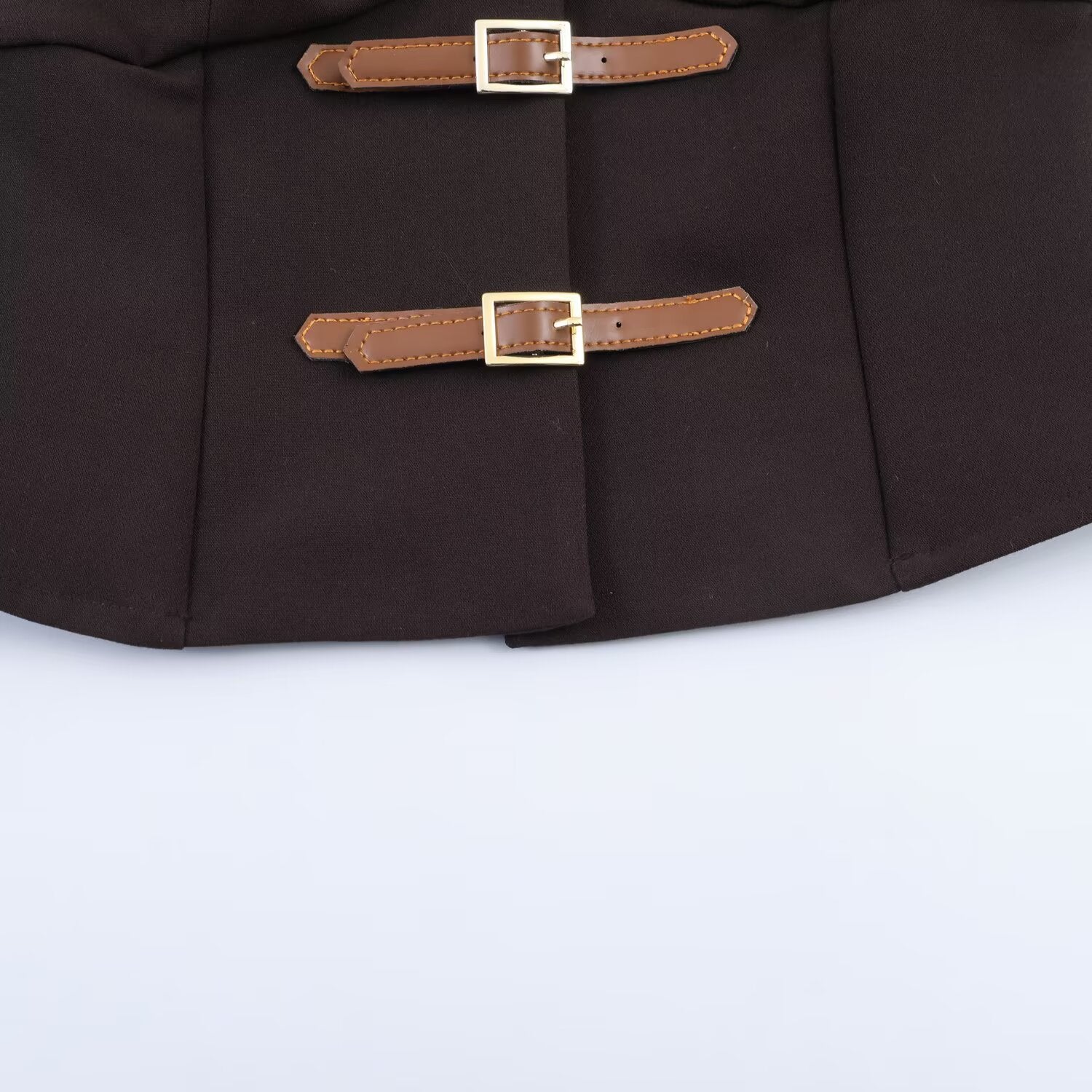 Conjunto Top Sin Mangas con Lazos y Minifalda