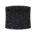 Bead embellished velvet strapless sleeveless top