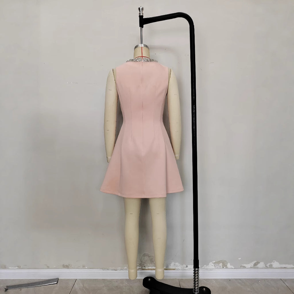 Vestido Corto Elegante sin Mangas