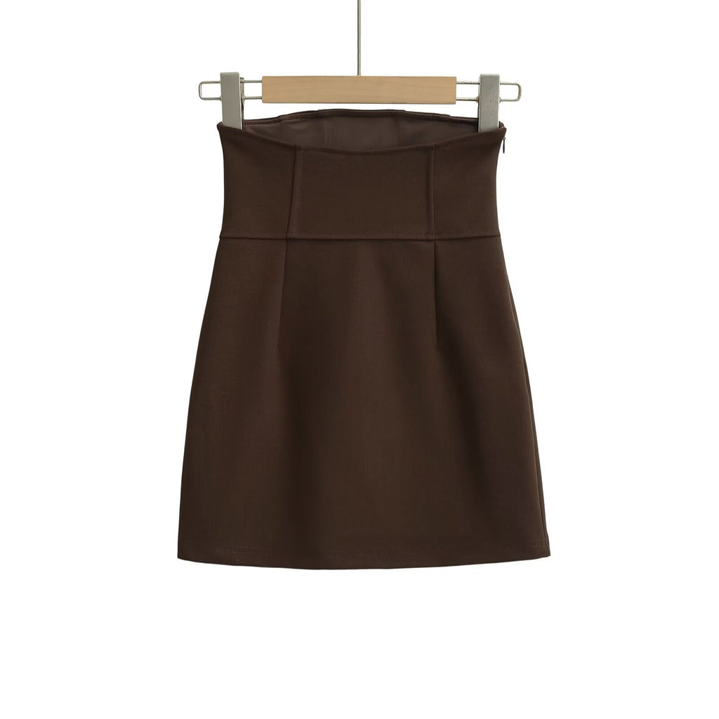 Sexy and Slim Fit High-Waisted Mini Skirt