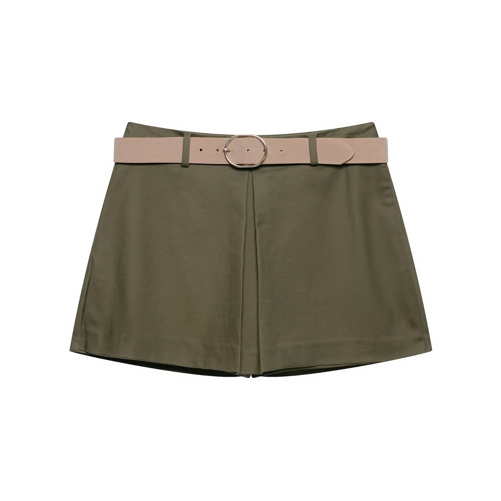 Falda pantalón con cinturón