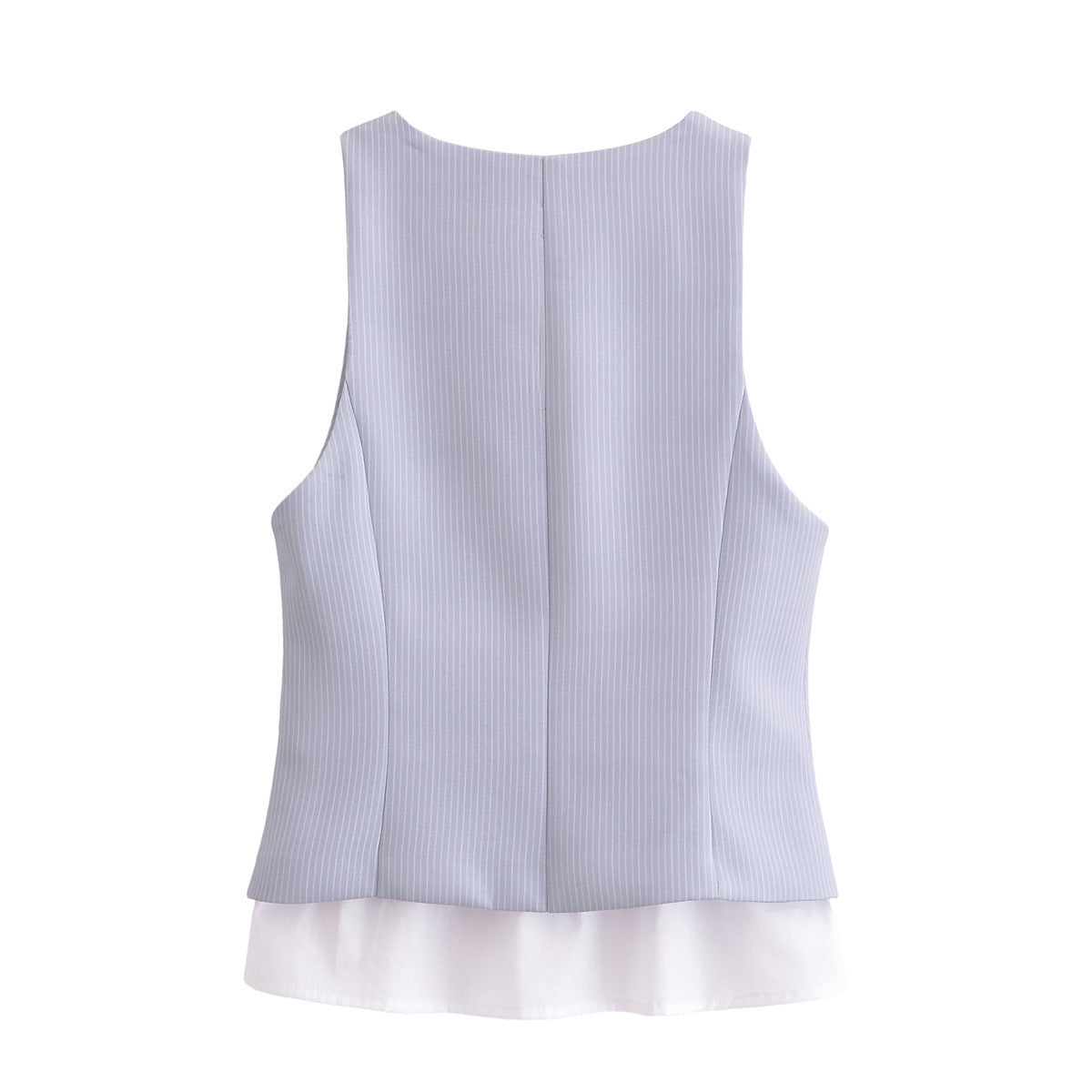 Top de rayas con escote formal