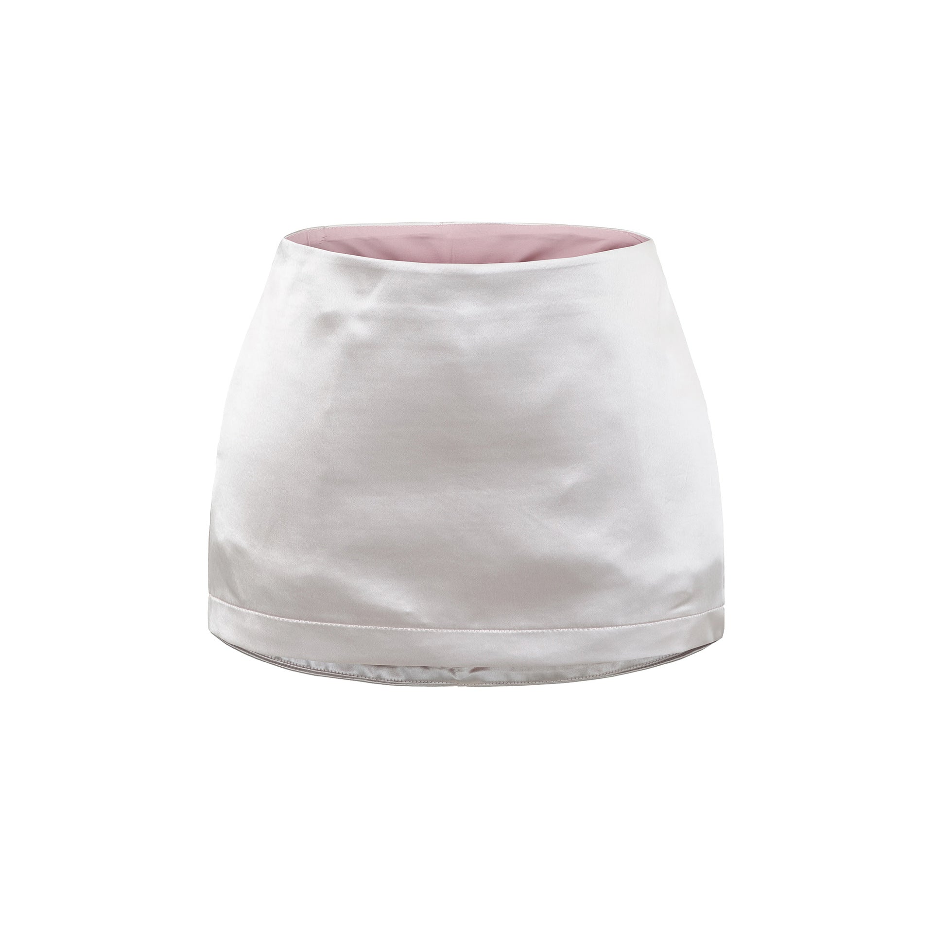 Mini Falda Blanca de Cintura Alta Elegante
