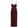Versatile pleated tight corset dress