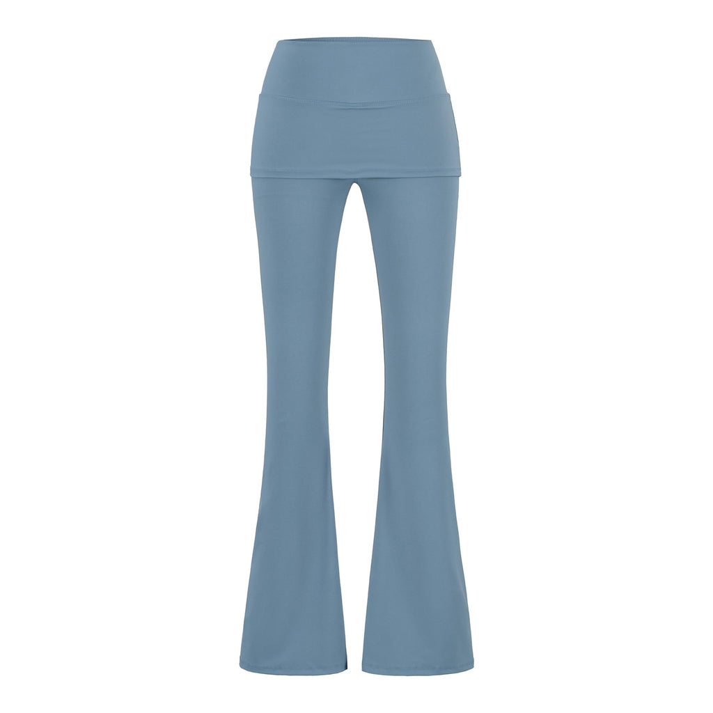 Pantalón Largo Ligero Pierna Ancha Viscosa Elastano Streetwear Casual Mujer