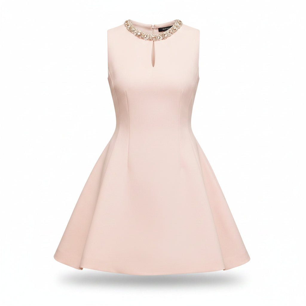 Vestido Corto Elegante sin Mangas