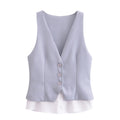 Top de rayas con escote formal