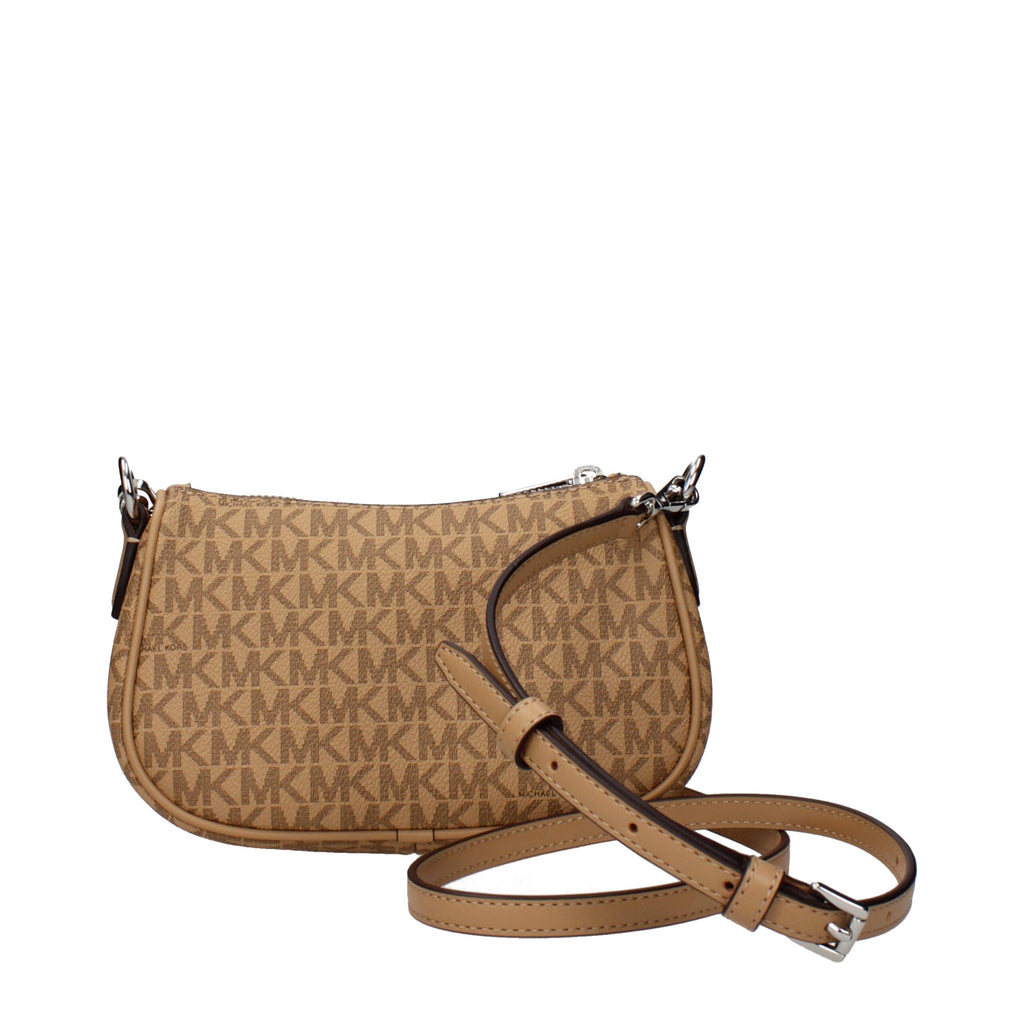 Brown Fabric Handbag