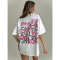 Letter printed loose top