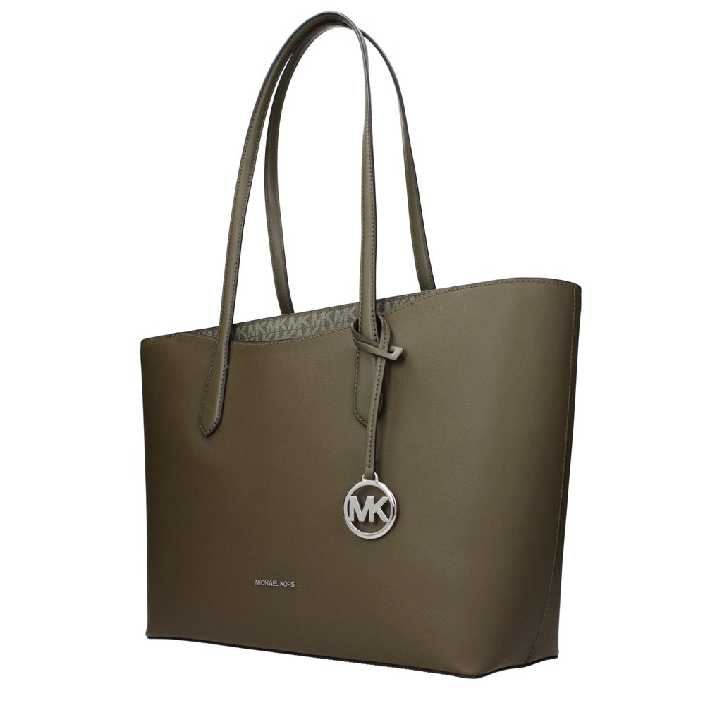 Green Fabric Shoulder Bag