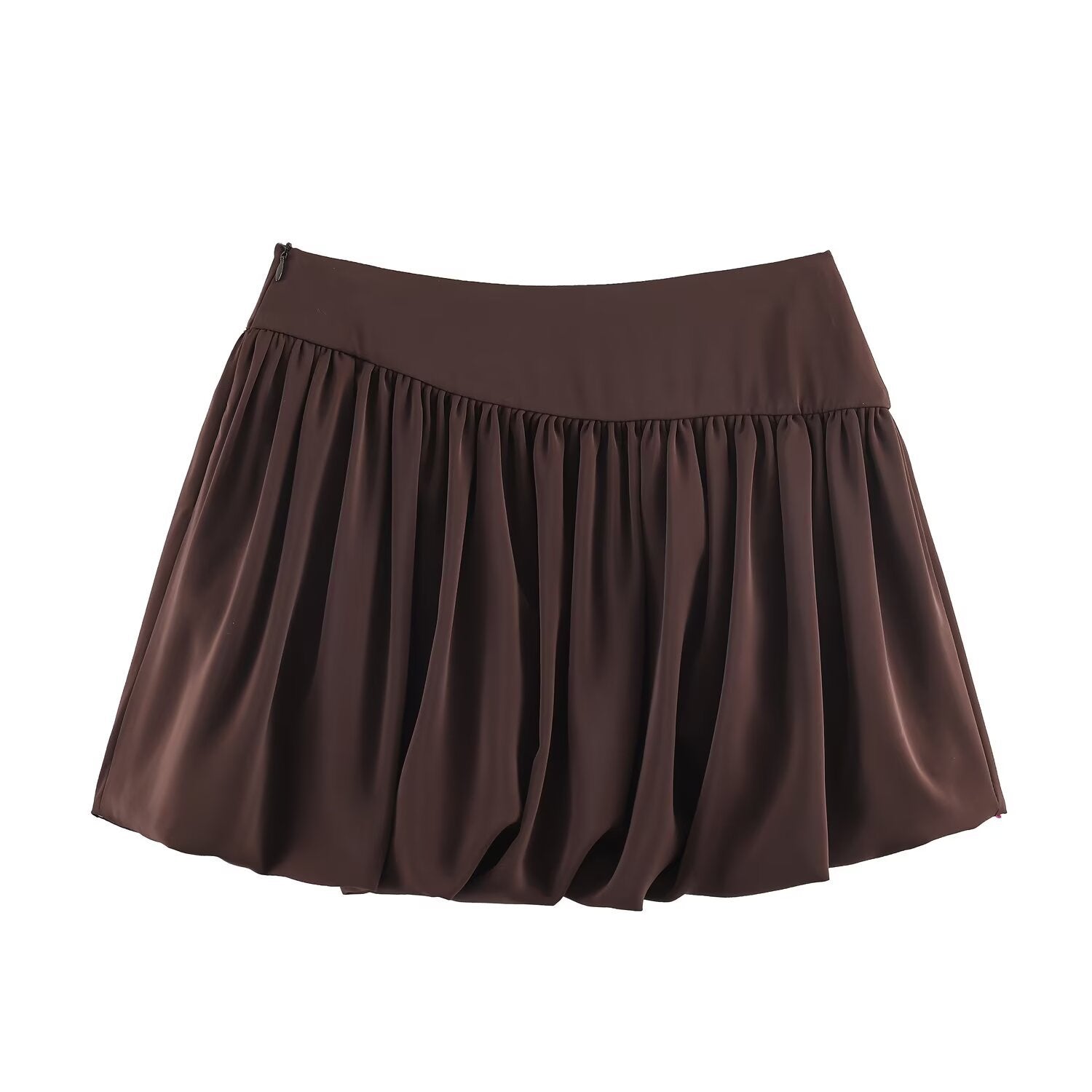 Spicy girl loose pleated fluffy mini skirt