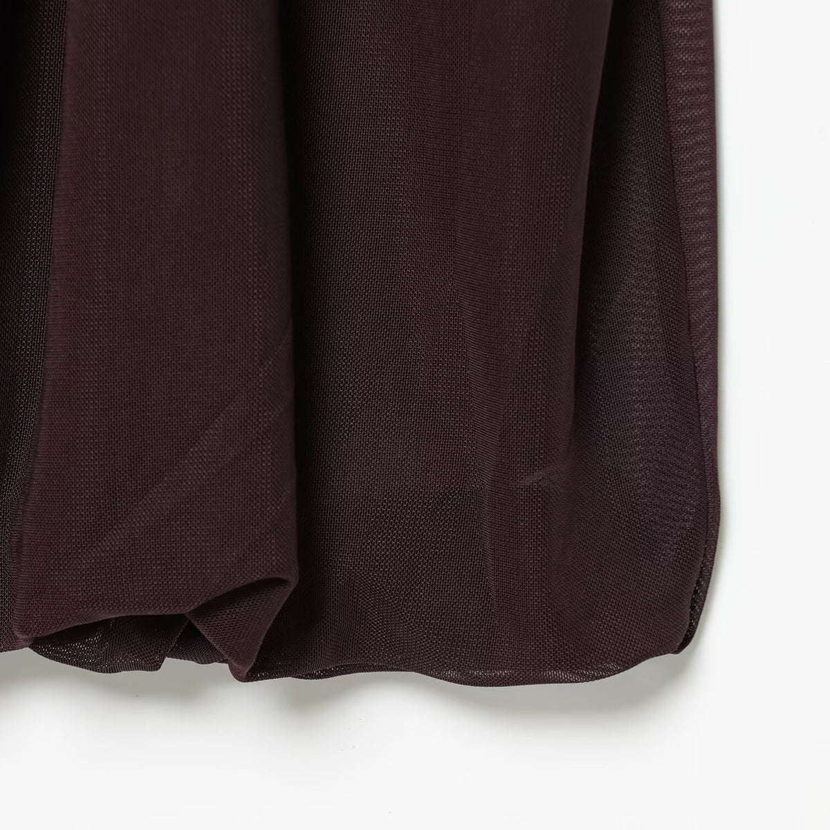 Vestido Largo Sin Mangas de Seda con Malla y Empalme Cuello Redondo Mujer
