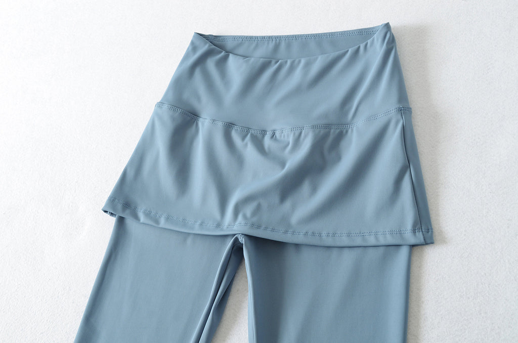 Pantalón Largo Ligero Pierna Ancha Viscosa Elastano Streetwear Casual Mujer