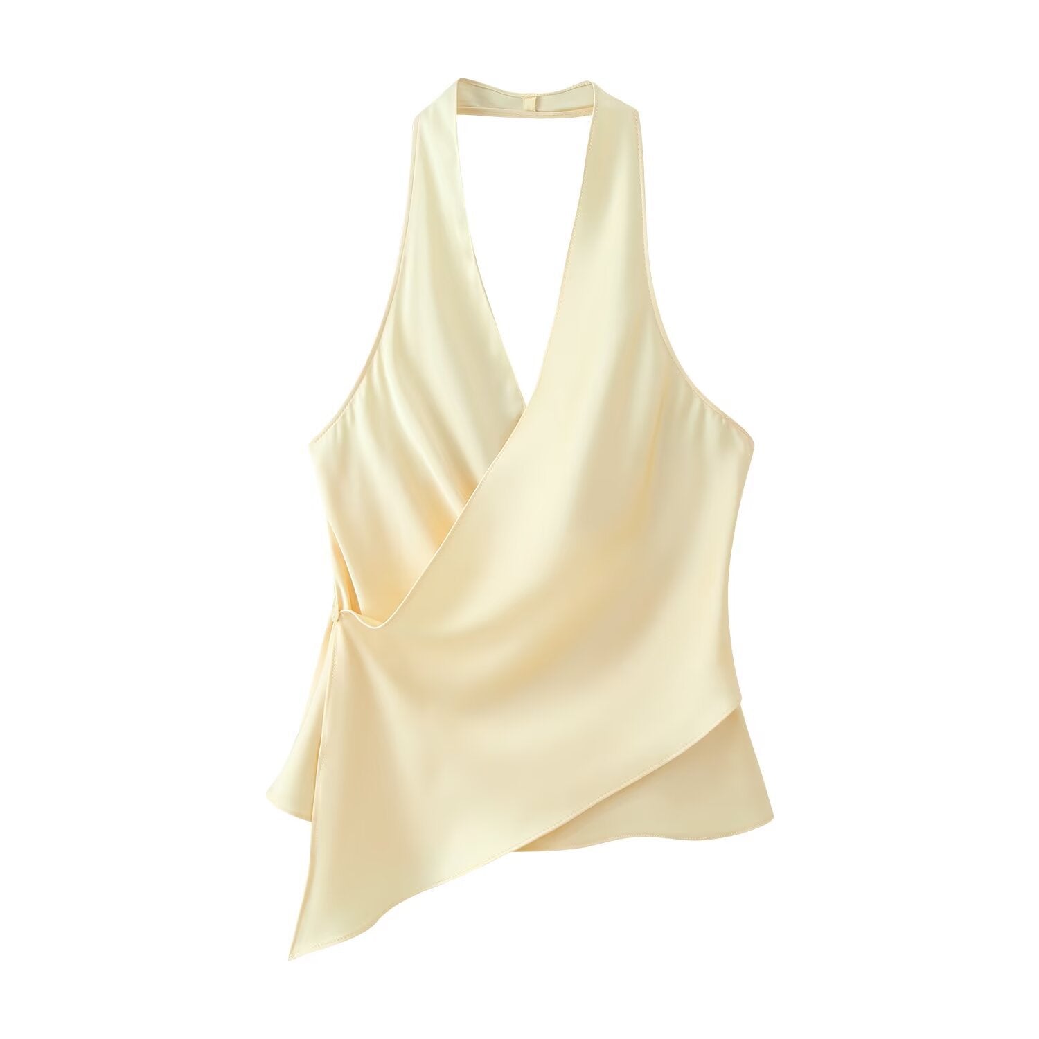 Blusa Halter Elegante sin Mangas