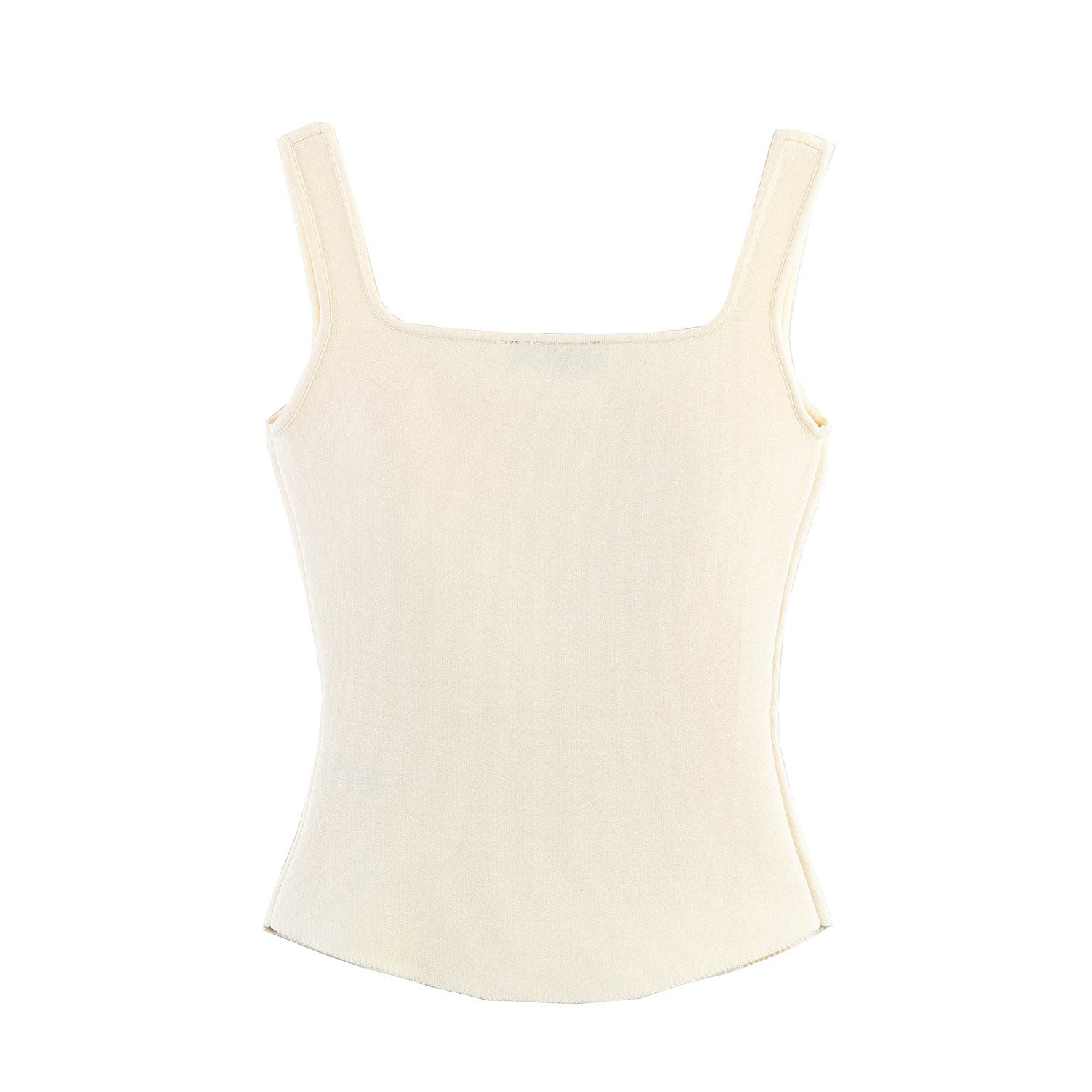 Top Básico de Tirantes Cuello Recto para Mujer