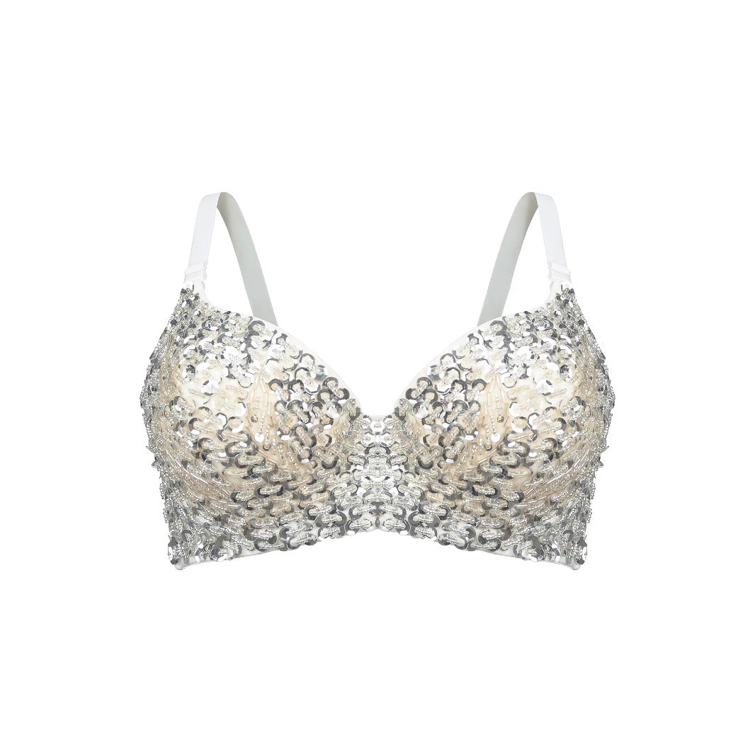 Women's Design Heavy Beading Rhinestone Spicy Girl Outfit