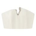 Conjunto Dos Piezas Top Bustier Strass Serpiente Mini Falda Poliéster Glamuroso Sexy Mujer Blanco Negro