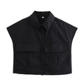 Camisa corta sin mangas