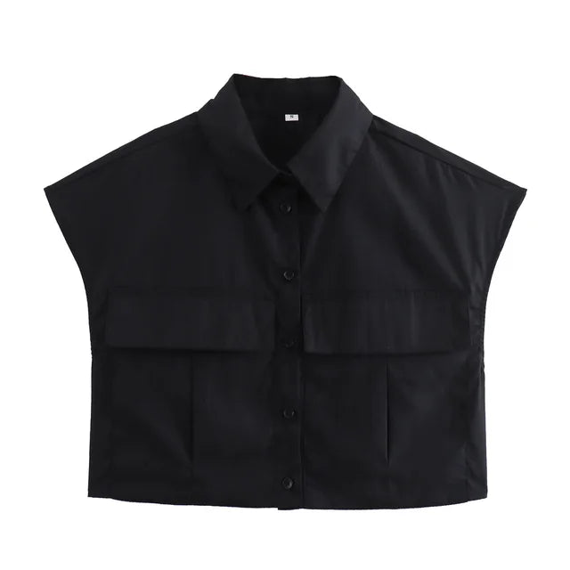 Camisa corta sin mangas