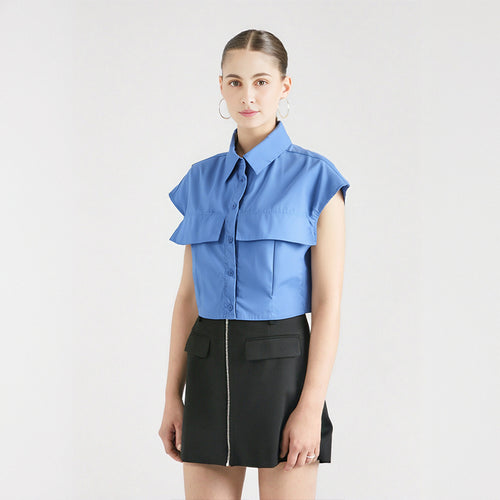 Camisa corta sin mangas
