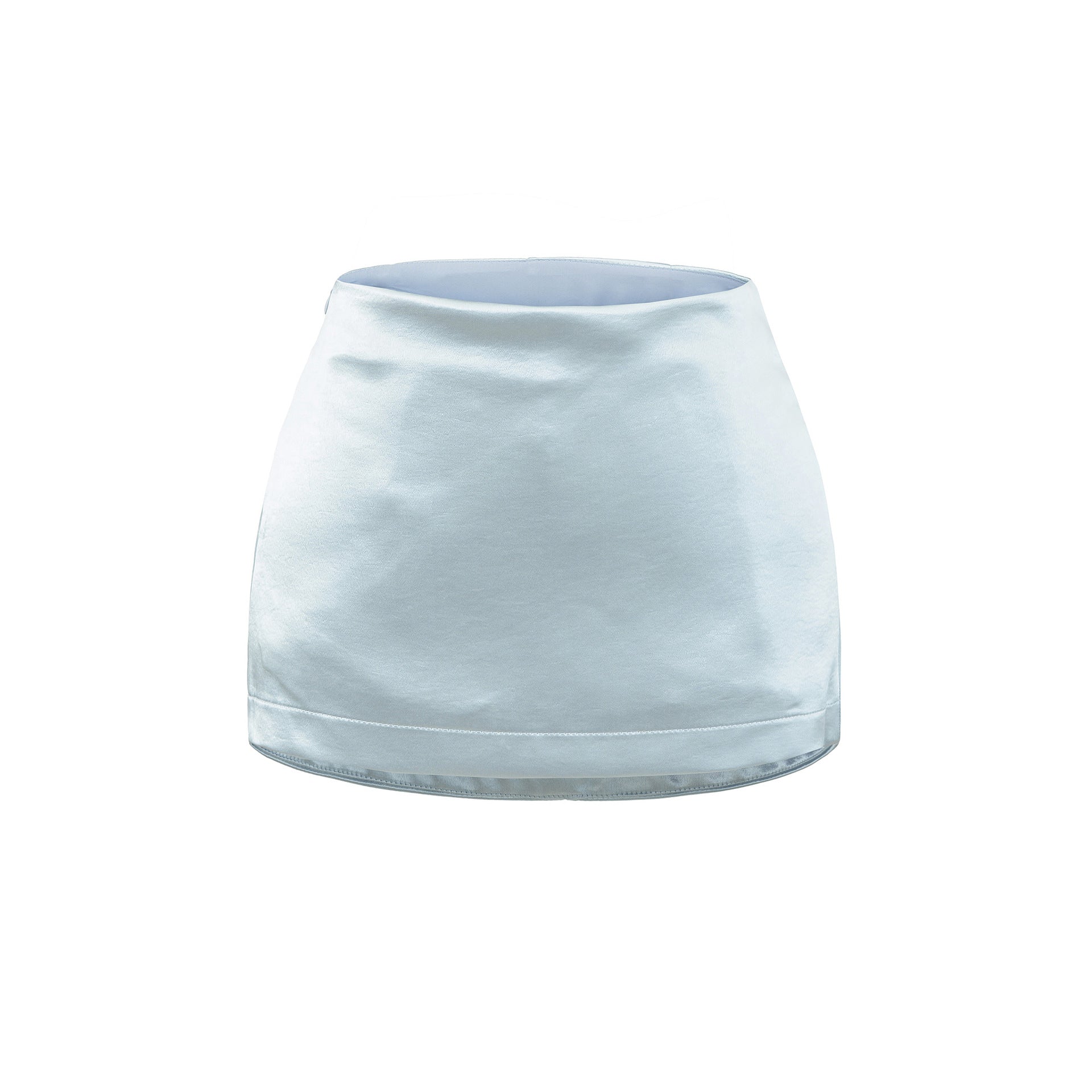 Mini Falda Blanca de Cintura Alta Elegante
