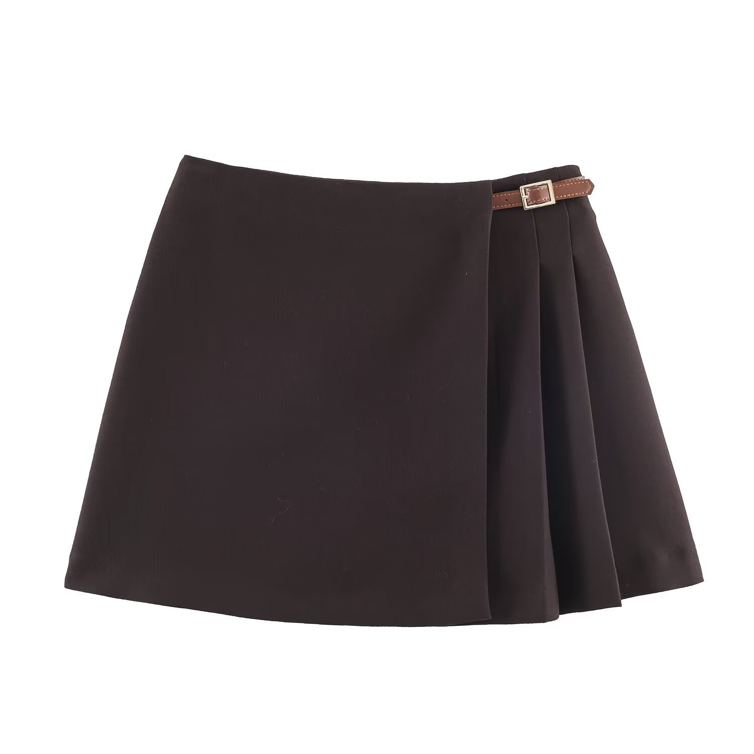 Spring loop embellished sleeveless top+mini skirt