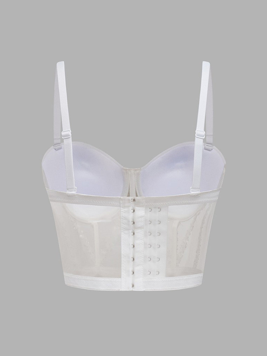Sujetador camisola de pedrería con lentejuelas
