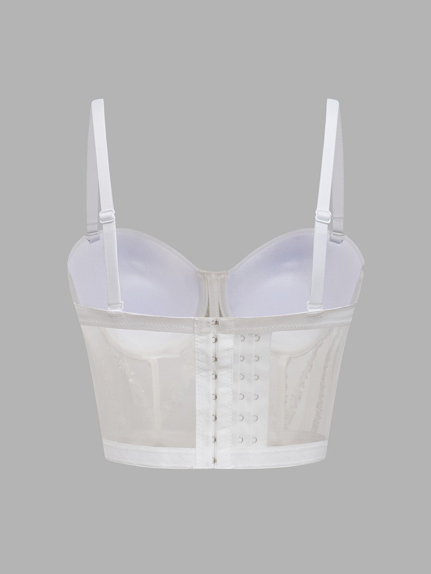 Sujetador camisola de pedrería con lentejuelas